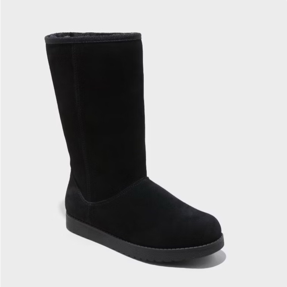 Universal Thread Black Winter Rain Boots